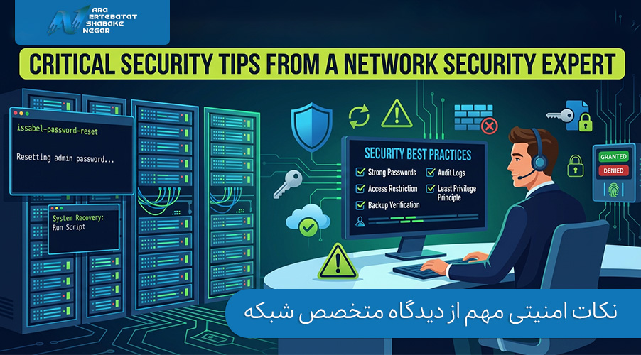 نکات امنیتی مهم از دیدگاه متخصص شبکه